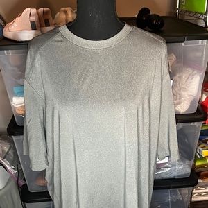 grey REI shirt polyester